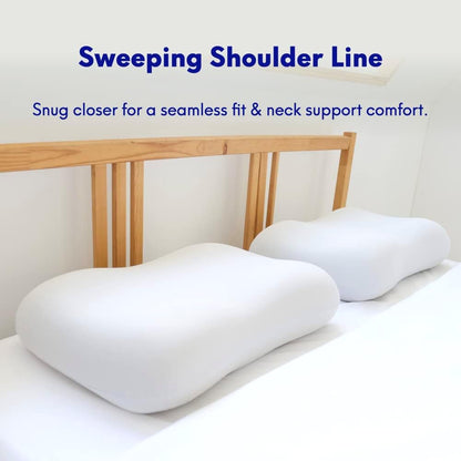 🛏️ Ergonomic Cervical Pillow – Patented Design for Ultimate Neck & Shoulder Support 🌙💤