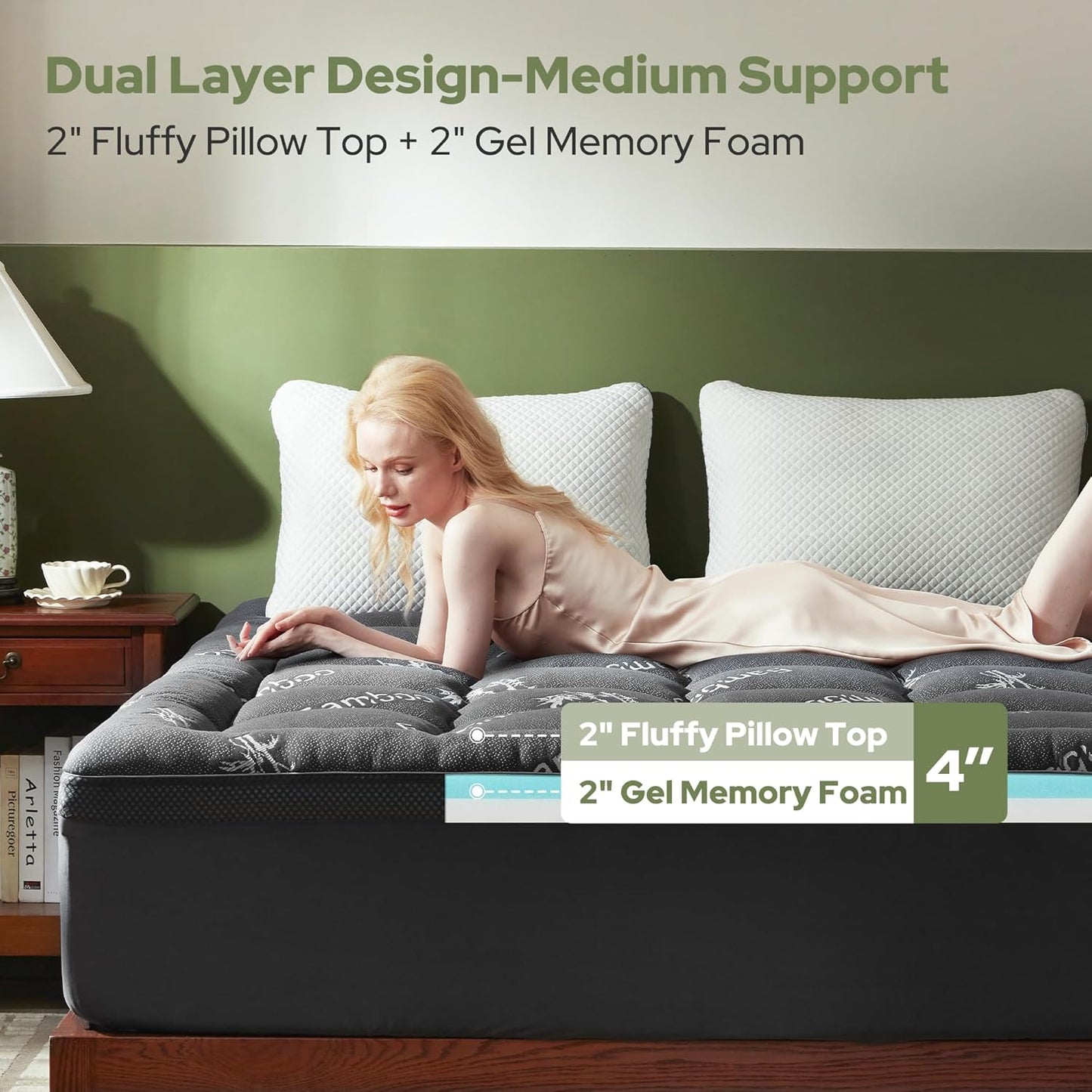 Premium Memory Foam Mattress – Medium Firm Support for Ultimate Comfort & Pressure Relief 🌙💤