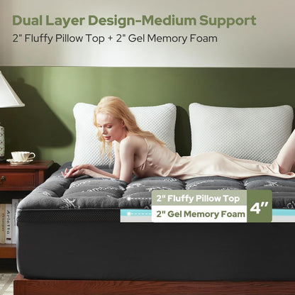 Premium Memory Foam Mattress – Medium Firm Support for Ultimate Comfort & Pressure Relief 🌙💤