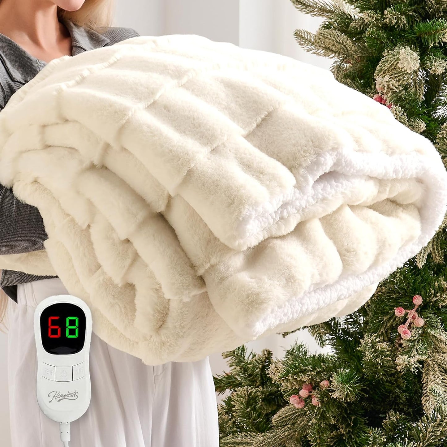 Stay Warm All Winter! Electric Heated Blanket 🔥❄️