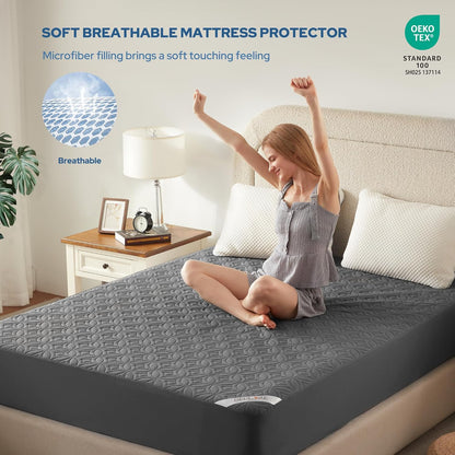 🛏️ Premium Waterproof Mattress Protector – Protect Your Mattress, Enjoy Long-lasting Comfort 💧✨