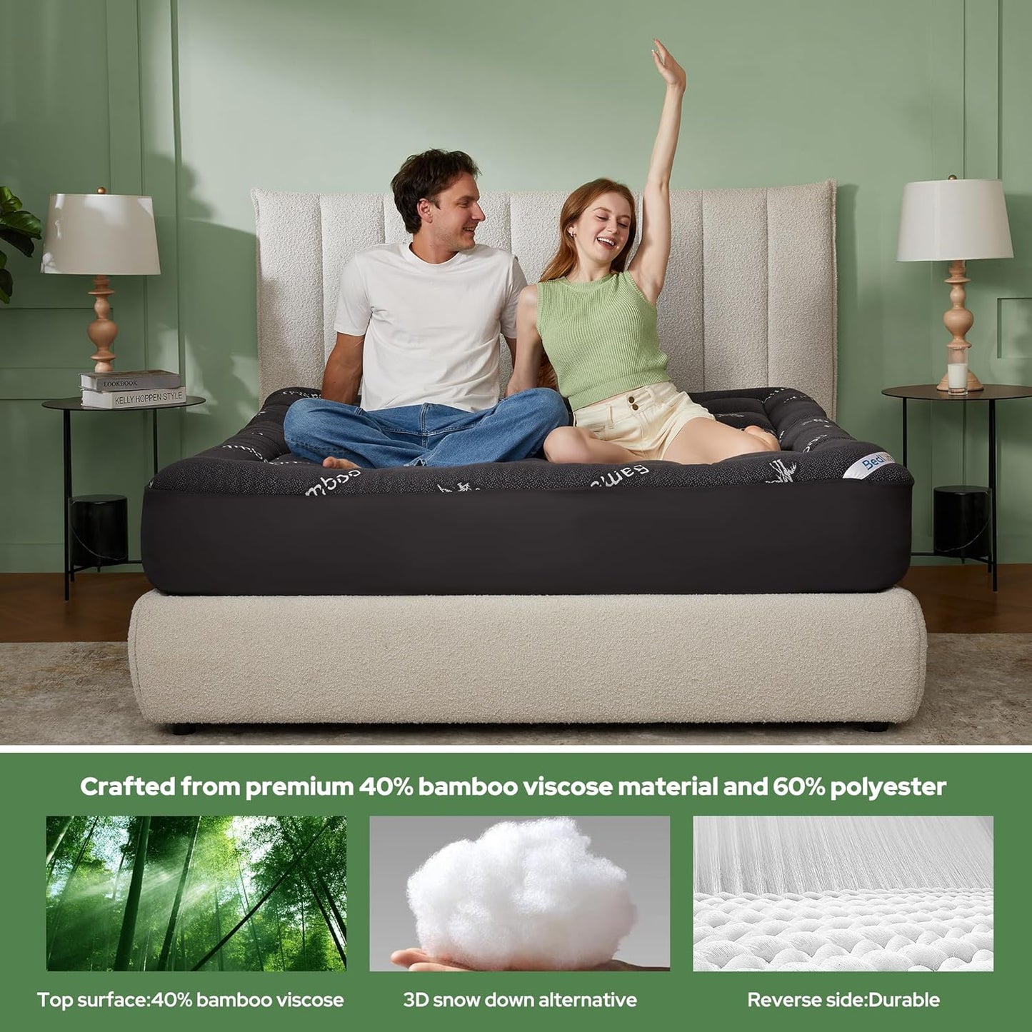 🌙 Transform Your Sleep – Premium Viscose Mattress with Pocket Springs for Ultimate Comfort 🛏️✨