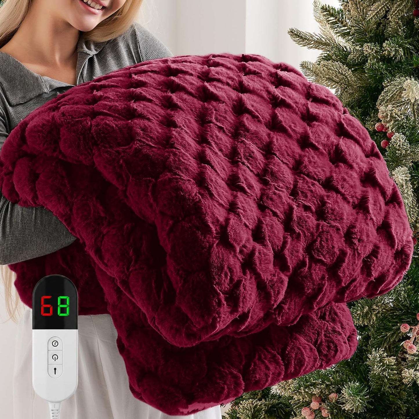 Stay Warm All Winter! Electric Heated Blanket 🔥❄️