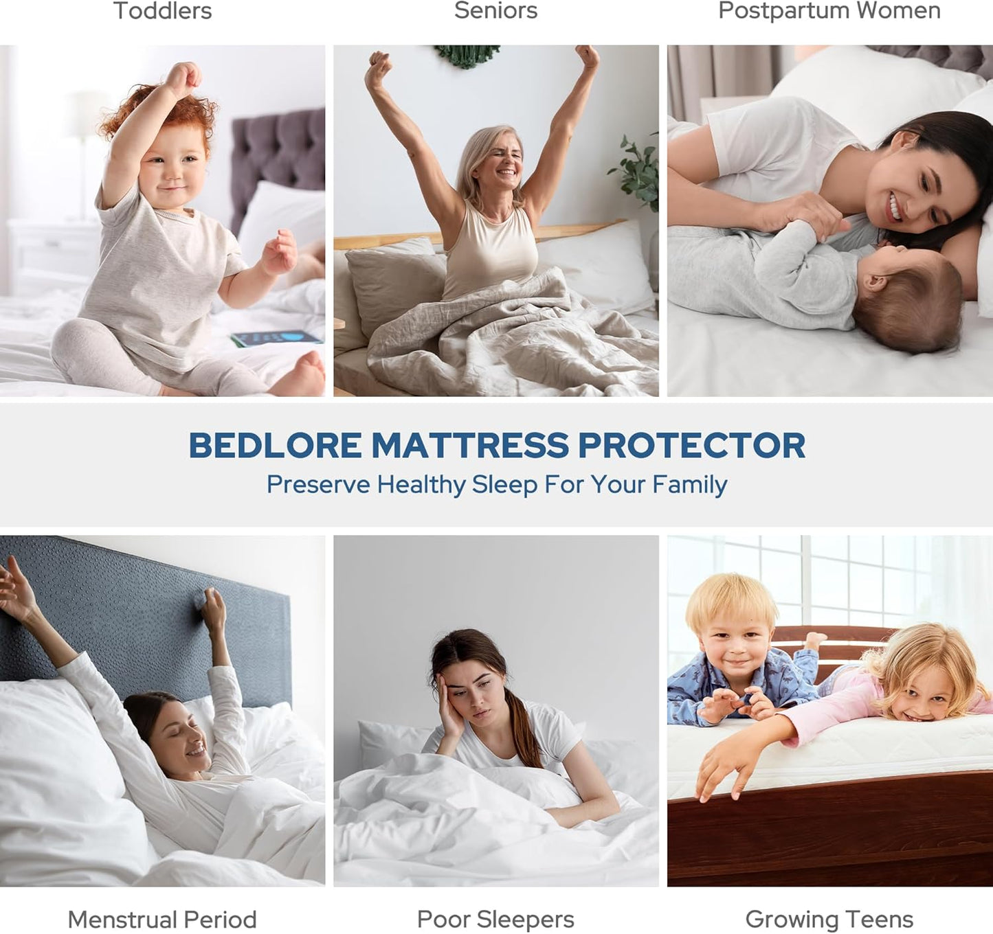 🛏️ Premium Waterproof Mattress Protector – Protect Your Mattress, Enjoy Long-lasting Comfort 💧✨