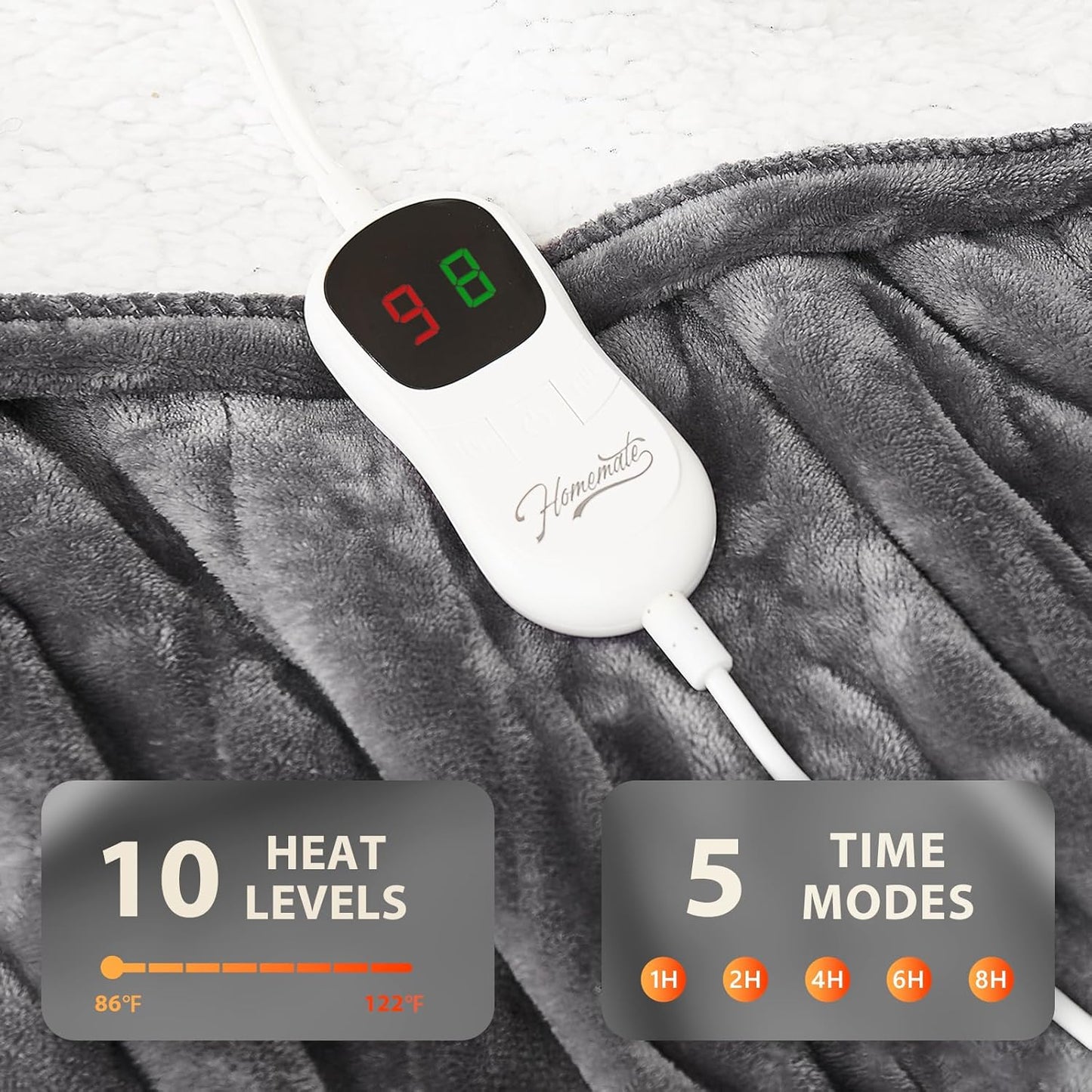 Stay Warm All Winter! Electric Heated Blanket 🔥❄️