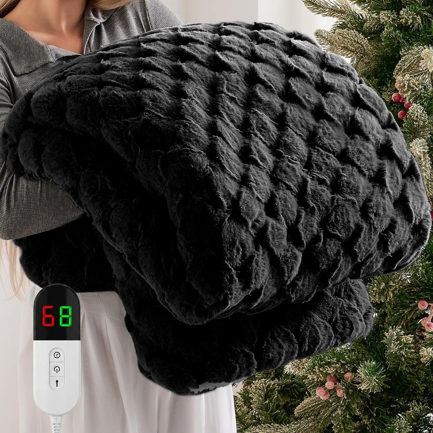 Stay Warm All Winter! Electric Heated Blanket 🔥❄️