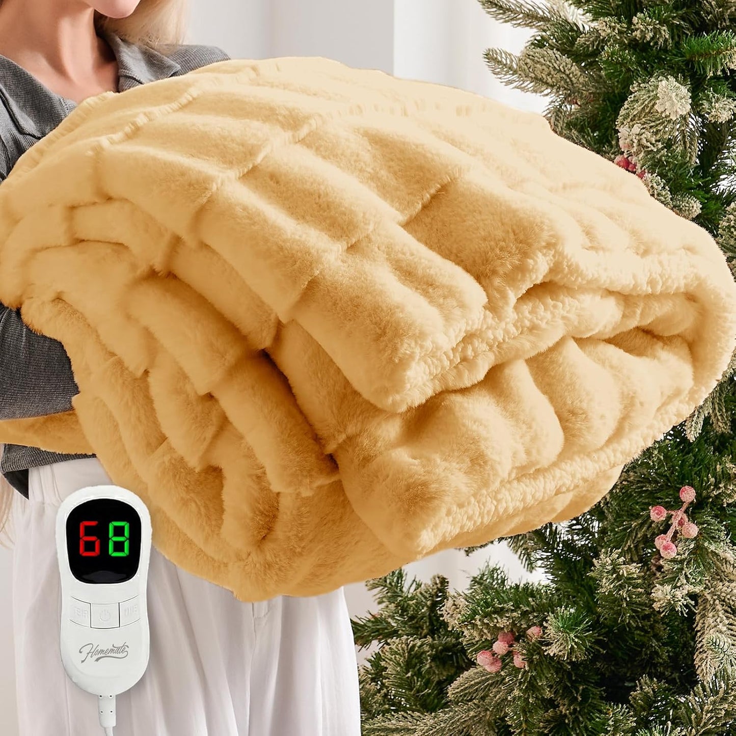 Stay Warm All Winter! Electric Heated Blanket 🔥❄️