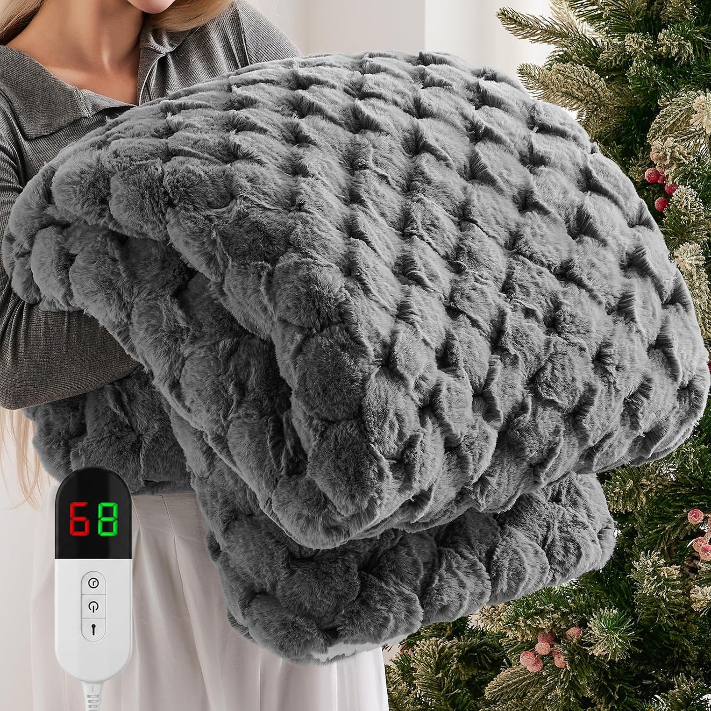 Stay Warm All Winter! Electric Heated Blanket 🔥❄️