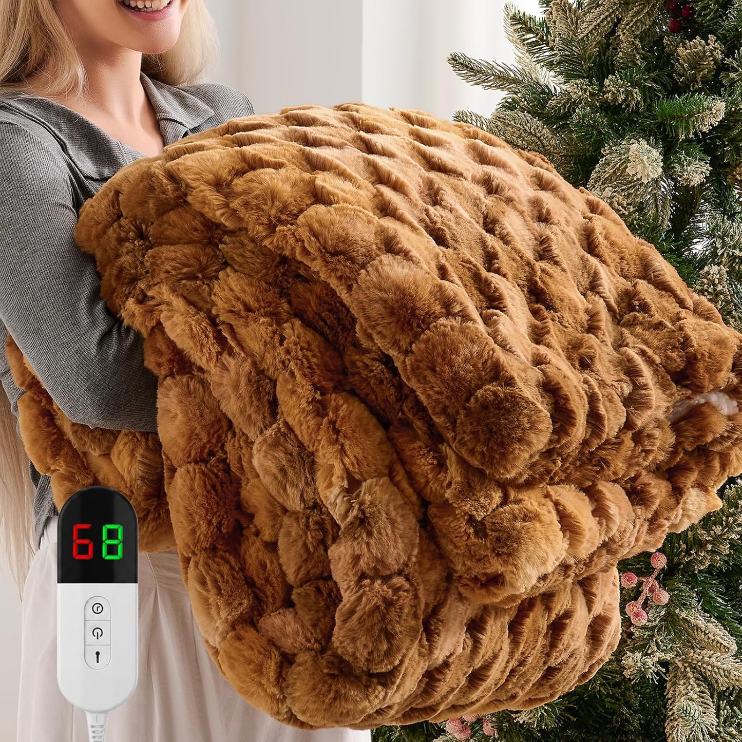 Stay Warm All Winter! Electric Heated Blanket 🔥❄️