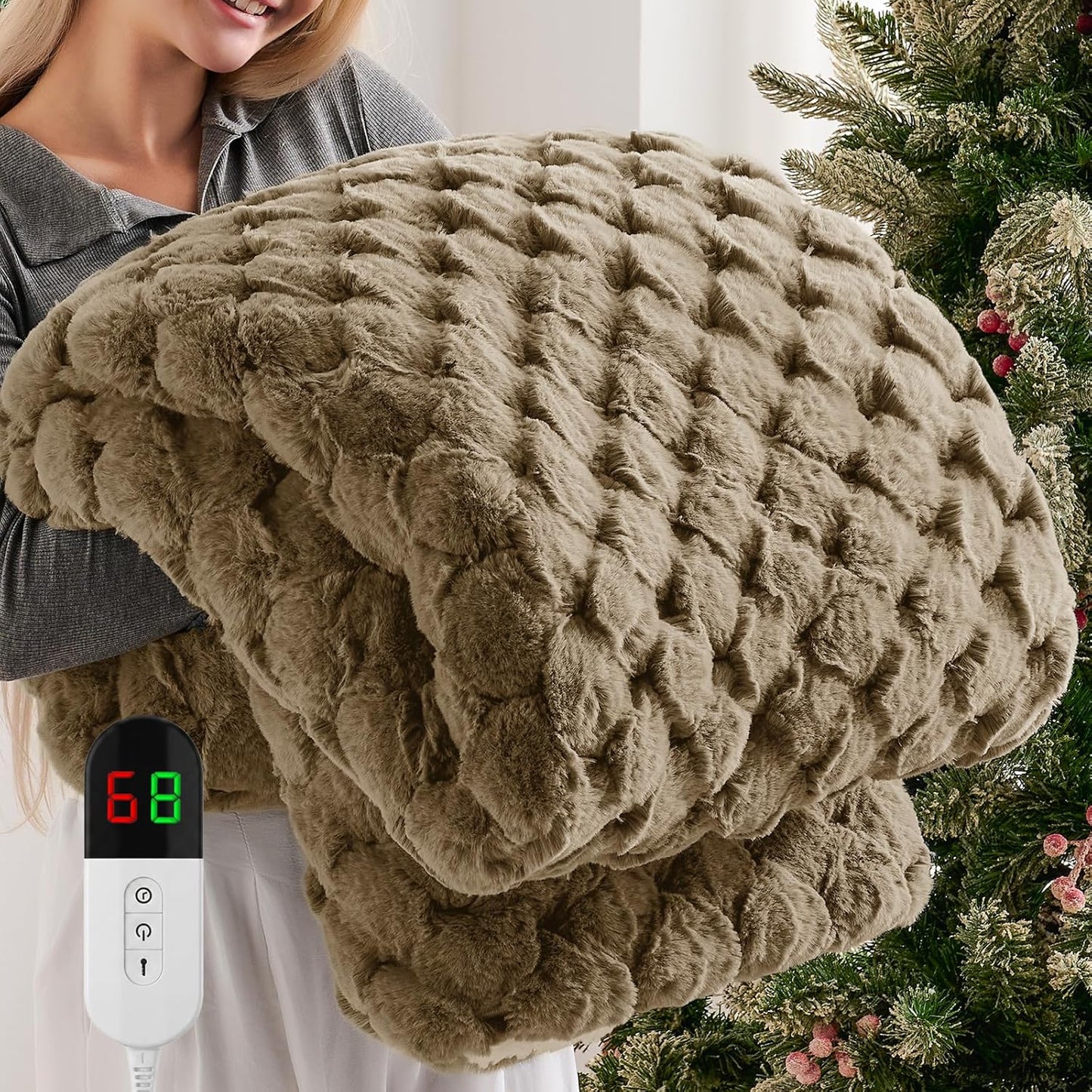 Stay Warm All Winter! Electric Heated Blanket 🔥❄️